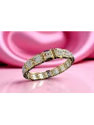 14k Yellow White Gold Bracelet with Cubic Zirconias cgcfb001yw