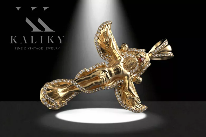 Gold pendant ★ zlotychlopak.pl ★ Gold sample 585 333 low price