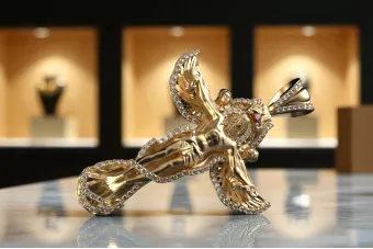 Žalio 14k aukso ikonas cgpj005y