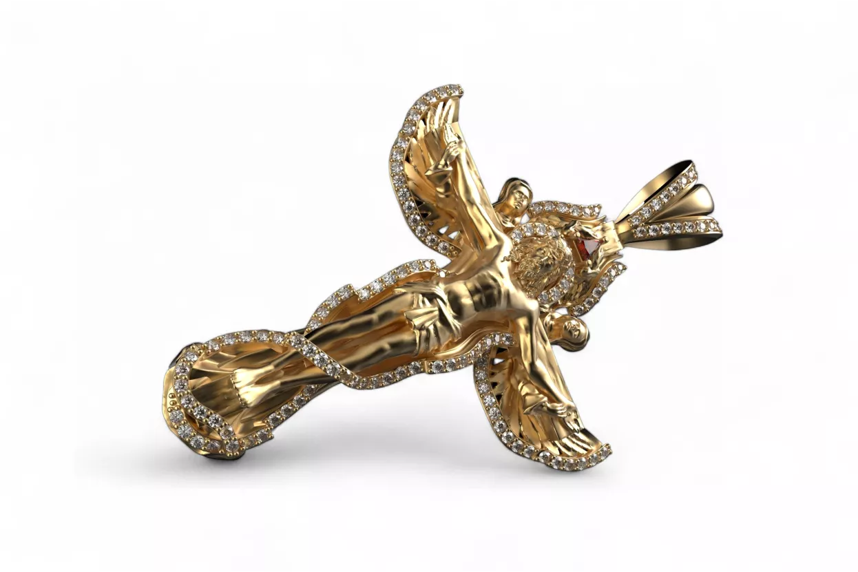 Gold pendant ★ zlotychlopak.pl ★ Gold sample 585 333 low price