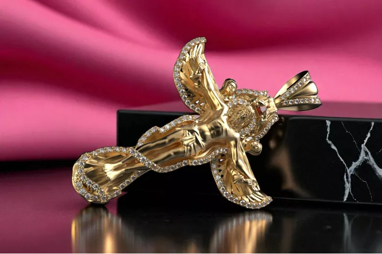 Gold pendant ★ zlotychlopak.pl ★ Gold sample 585 333 low price