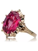 Ruby Original Vintage 14K Rose Gold Ring Vintage vrc079r