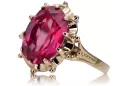 Ruby Original Vintage 14K Rose Gold Ring Vintage vrc079r