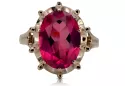 Ruby Original Vintage 14K Rose Gold Ring Vintage vrc079r