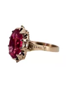 Ruby Original Vintage 14K Rose Gold Ring Vintage vrc079r