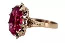 Ruby Original Vintage 14K Rose Gold Ring Vintage vrc079r