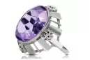 Soviética rusa rosa 14k 585 oro alejandrita rubí esmeralda zafiro circón anillo vrc014