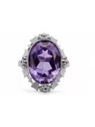 Russian Soviet rose 14k 585 gold Alexandrite Ruby Emerald Sapphire Zircon ring  vrc014