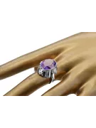 Russian Soviet rose 14k 585 gold Alexandrite Ruby Emerald Sapphire Zircon ring  vrc014