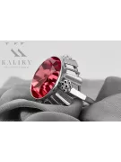 Ring Vintage Ruby Sterling silver 925 vrc043s