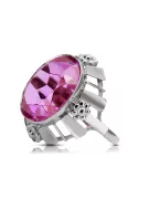 Vintage Ring Amethyst Sterling Silber 925 vrc043s