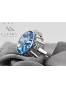Aquamarine Sterling silver 925 Ring Vintage Jewlery vrc043s
