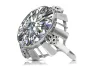 Zircon Sterling silver 925 Ring Vintage Jewlery vrc043s