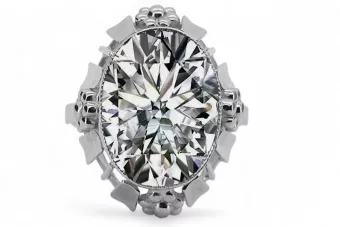 Anillo Vintage Circón Plata de ley 925 vrc043s