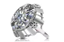 Argent sterling 925 Réglage Anneau Vintage vrc043s