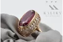 Russian Soviet rose 14k 585 gold Alexandrite Ruby Emerald Sapphire Zircon ring  vrc014