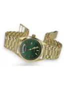 Aukso laikrodis su vyriškojo apyranko 14k Geneve mw013ydgr&mbw006y