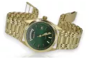 Gold men's watch Geneve ★ zlotychlopak.pl ★ Gold purity 585 333 Low Price!