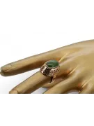 Russian rose Soviet pink USSR red 585 583 gold amber ring vrab004