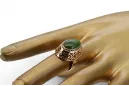 Russian rose Soviet pink USSR red 585 583 gold amber ring vrab004