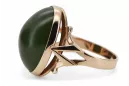 Russische Rose Sowjetrosa UdSSR rot 585 583 gold amber ring vrab004