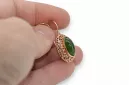 Russian rose Soviet gold vintage antique Amber earrings