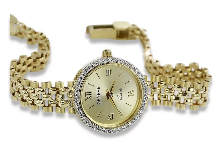 Gold ladies watch ★ zlotychlopak.pl ★ Gold purity 585 333 Low price!