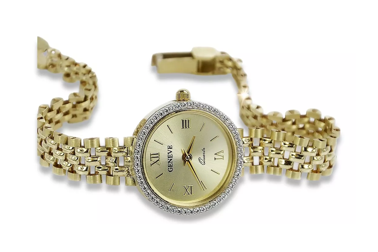 Gold ladies watch ★ zlotychlopak.pl ★ Gold purity 585 333 Low price!