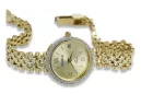 Gold ladies watch ★ zlotychlopak.pl ★ Gold purity 585 333 Low price!