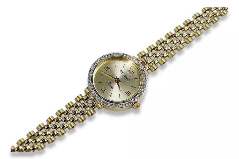 Gold ladies watch ★ zlotychlopak.pl ★ Gold purity 585 333 Low price!