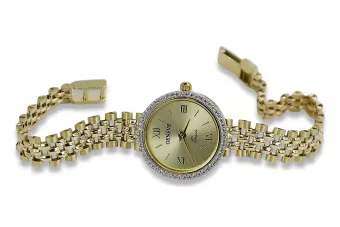 Gold ladies watch ★ zlotychlopak.pl ★ Gold purity 585 333 Low price!