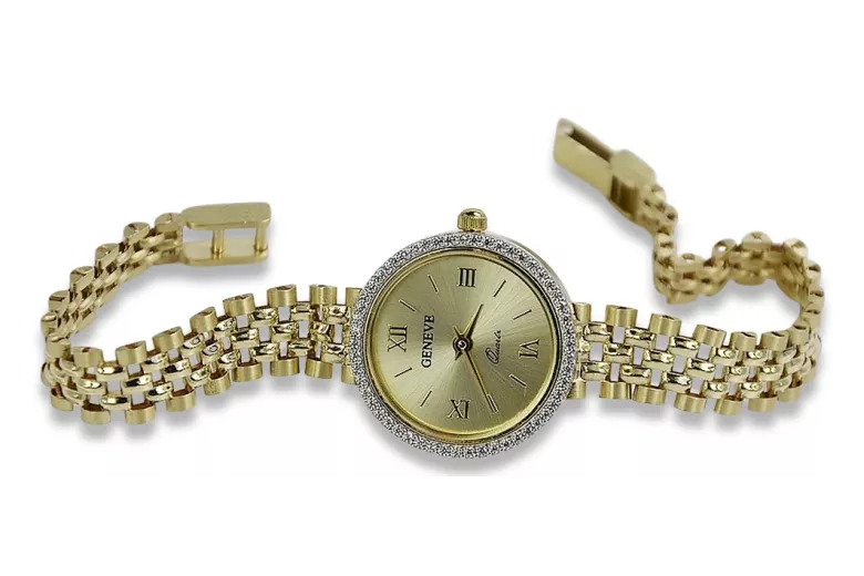 Gold ladies watch ★ zlotychlopak.pl ★ Gold purity 585 333 Low price!