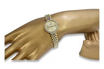 Gold ladies watch ★ zlotychlopak.pl ★ Gold purity 585 333 Low price!
