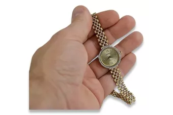 Gold ladies watch ★ zlotychlopak.pl ★ Gold purity 585 333 Low price!