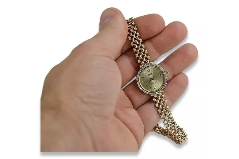 Gold ladies watch ★ zlotychlopak.pl ★ Gold purity 585 333 Low price!