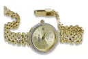 Gold ladies watch ★ zlotychlopak.pl ★ Gold purity 585 333 Low price!