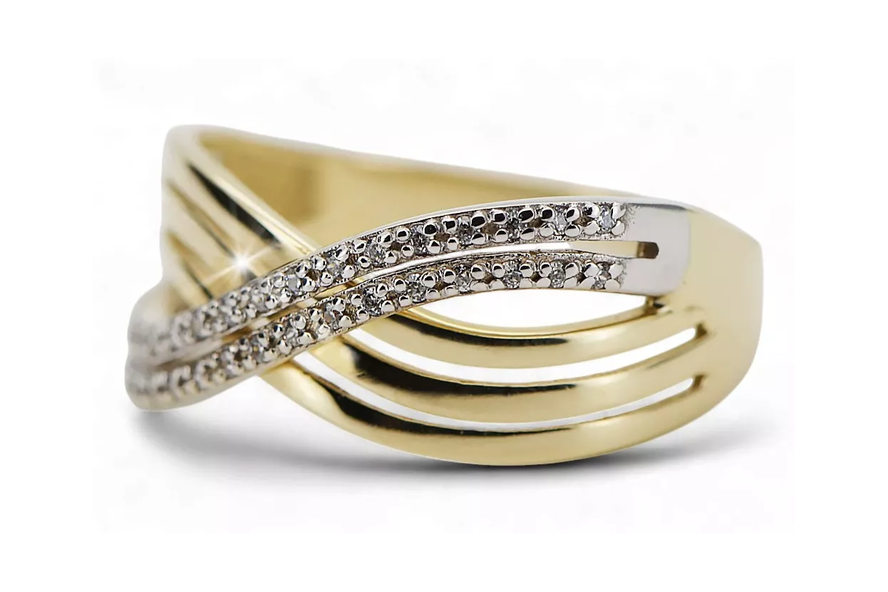 Inel vintage rusesc sovietic roz roz 14k 585 vrn001