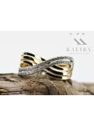 Ruso soviético rosa rosa 14k 585 oro anillo vintage vrn001