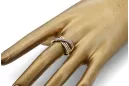 Russian Soviet rose pink 14k 585 gold Vintage ring vrn001