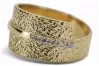 Yellow 14k 585 gold Fantazy zircon lady ring crc014yw