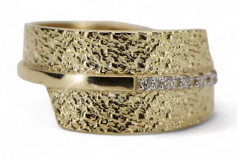 Российская советская роза розовый 14k 585 золотая старинное кольцо VRN001
