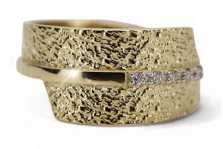 Inel vintage rusesc sovietic roz roz 14k 585 vrn001