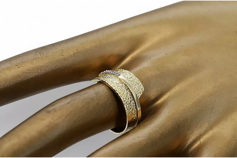 Ρωσική σοβιετική τριαντάφυλλα ροζ 14k 585 χρυσό vintage δαχτυλίδι vrn001