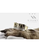 Ruso soviético rosa rosa 14k 585 oro Vintage anillo vrn001