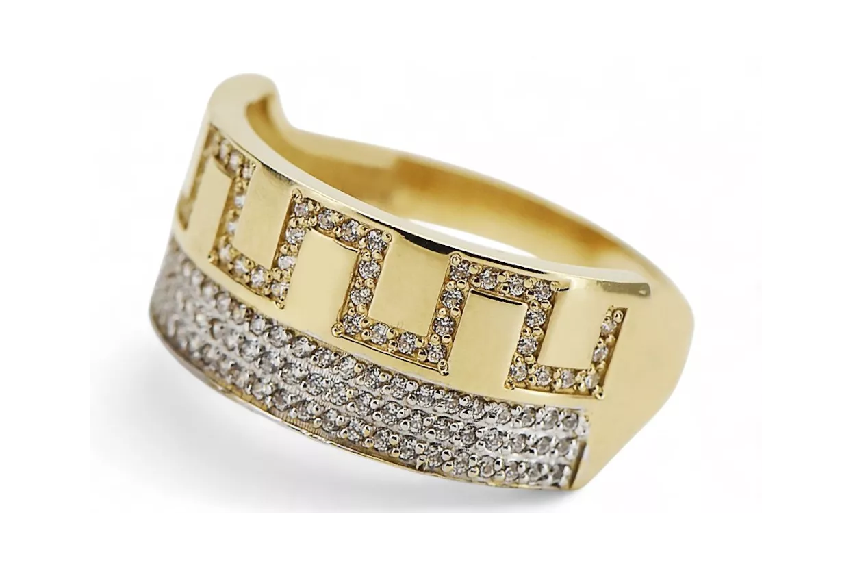 Inel vintage rusesc sovietic roz roz 14k 585 vrn001