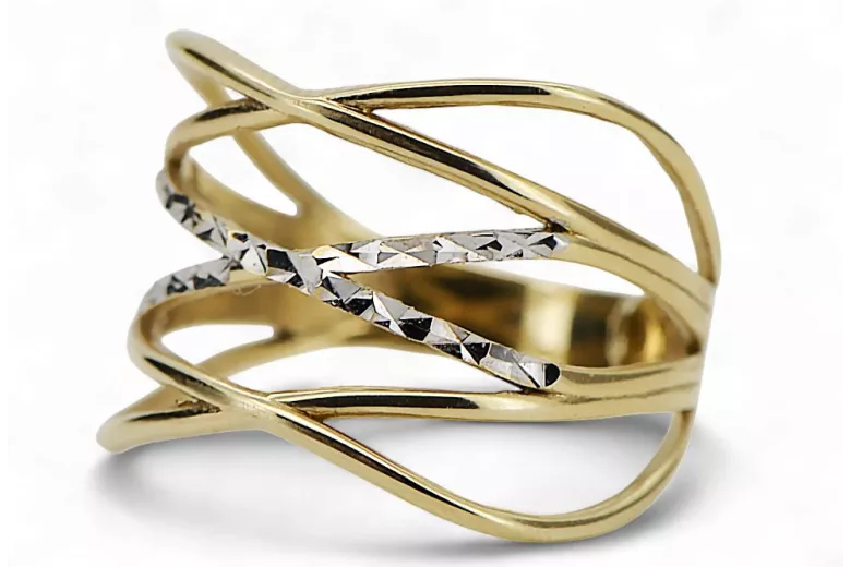 Inel vintage rusesc sovietic roz roz 14k 585 vrn001