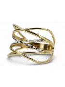 Ruso soviético rosa rosa 14k 585 oro Vintage anillo vrn001