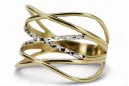 Russian Soviet rose pink 14k 585 gold Vintage ring vrn001