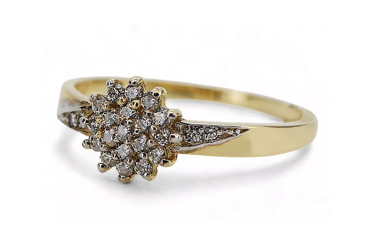 Russe Rose Rose Rose Rose 14K 585 Bague Vintage en or VRN001