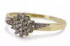 Yellow 14k 585 gold Fantazy zircon lady crimson ring crc016yw
